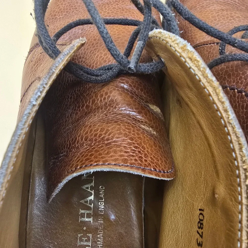 Cole‎ Haan Benchmade England Commando Elite Itshide Leather Shoes Men's US 10.5